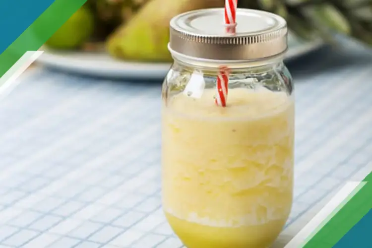 Receta de batido de piña, pera y lima