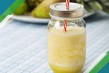 Receta de batido de piña, pera y lima