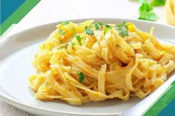 Tallarines al limón con verduras