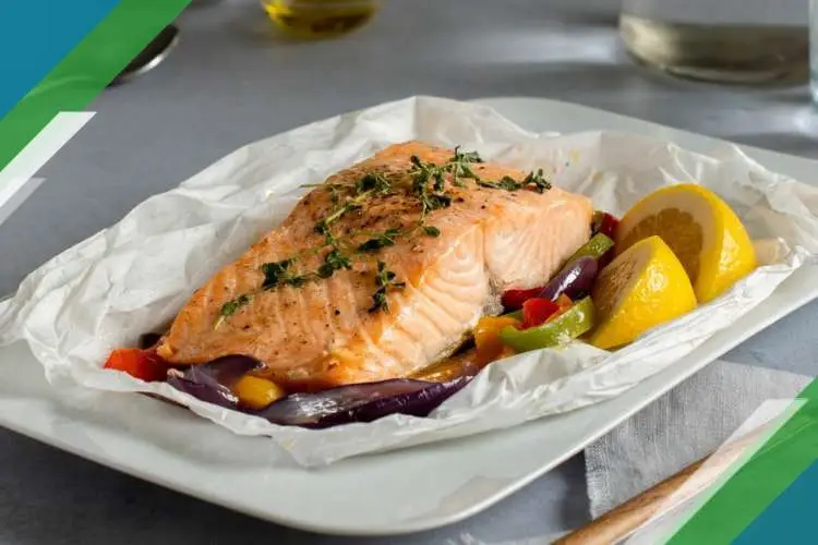 Salmón en papillote