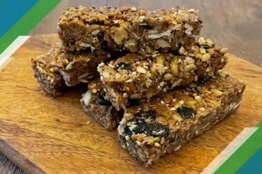 Barritas de muesli y mantequilla