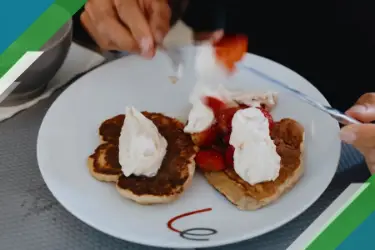 Tortitas de plátano y masa madre