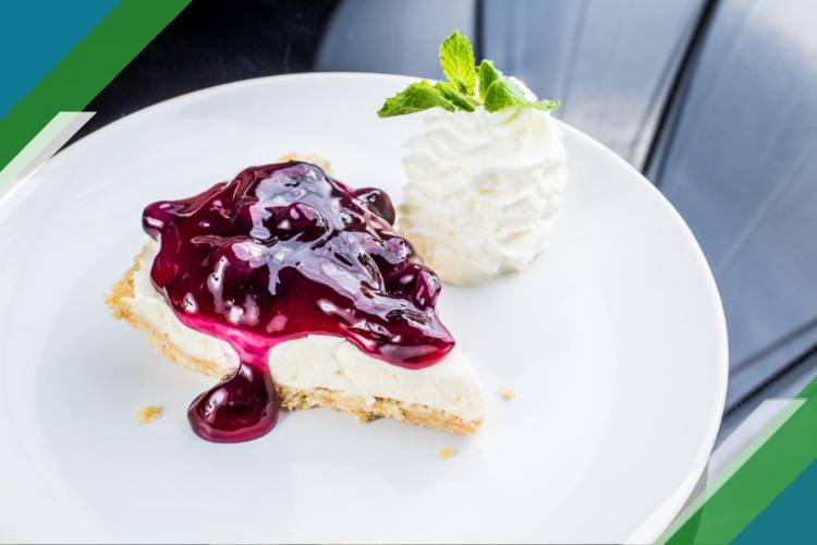 Tarta de queso ligera